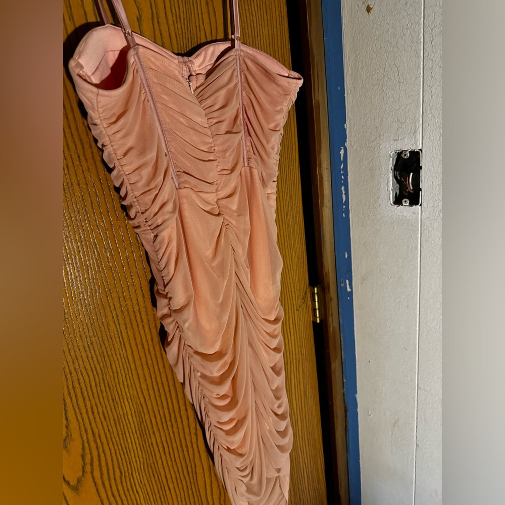 Fashion nova dress rose pink